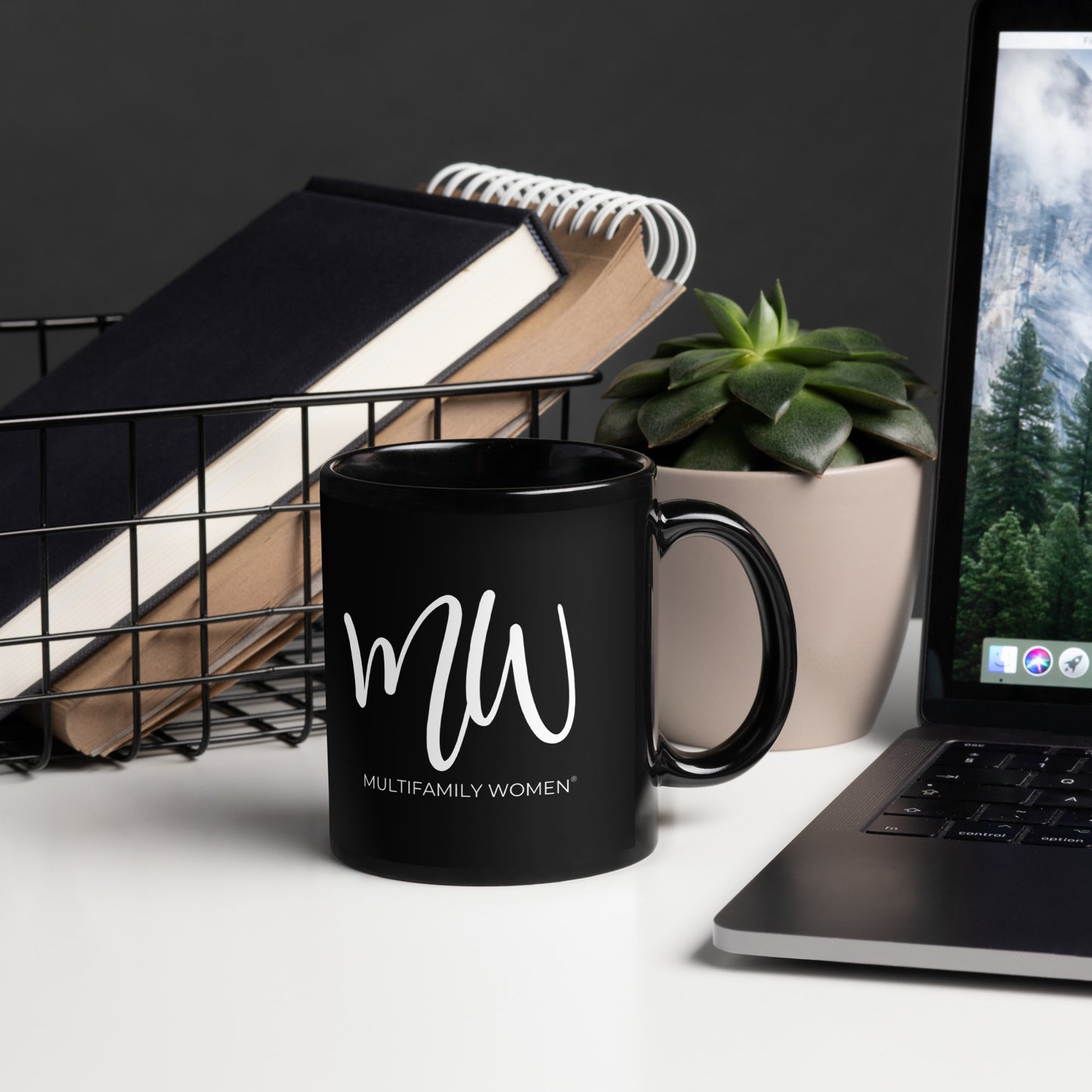 The Midnight Thinker - Black Glossy Mug by Multifamily Women®