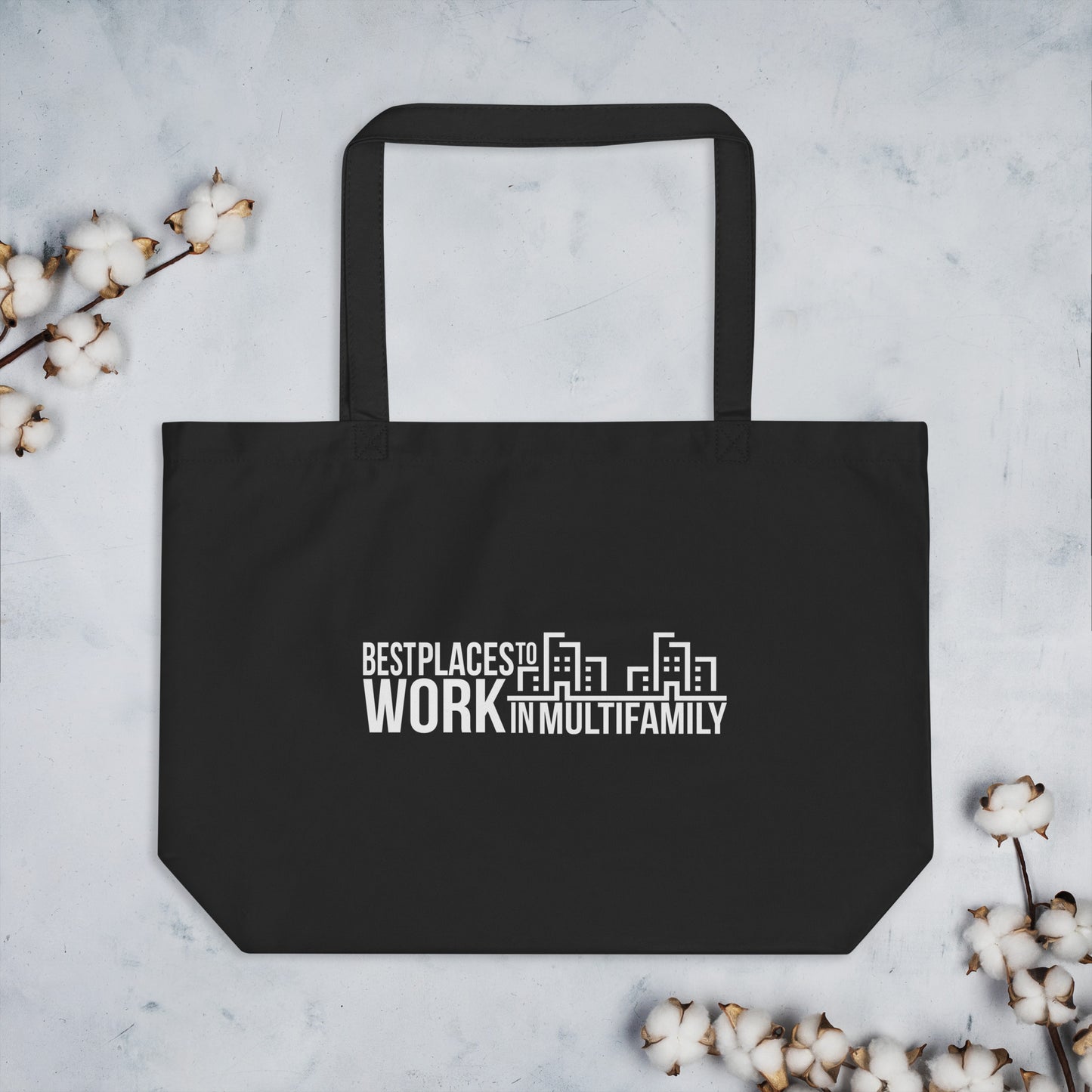 Best Places to Work Multifamily® Large organic tote bag