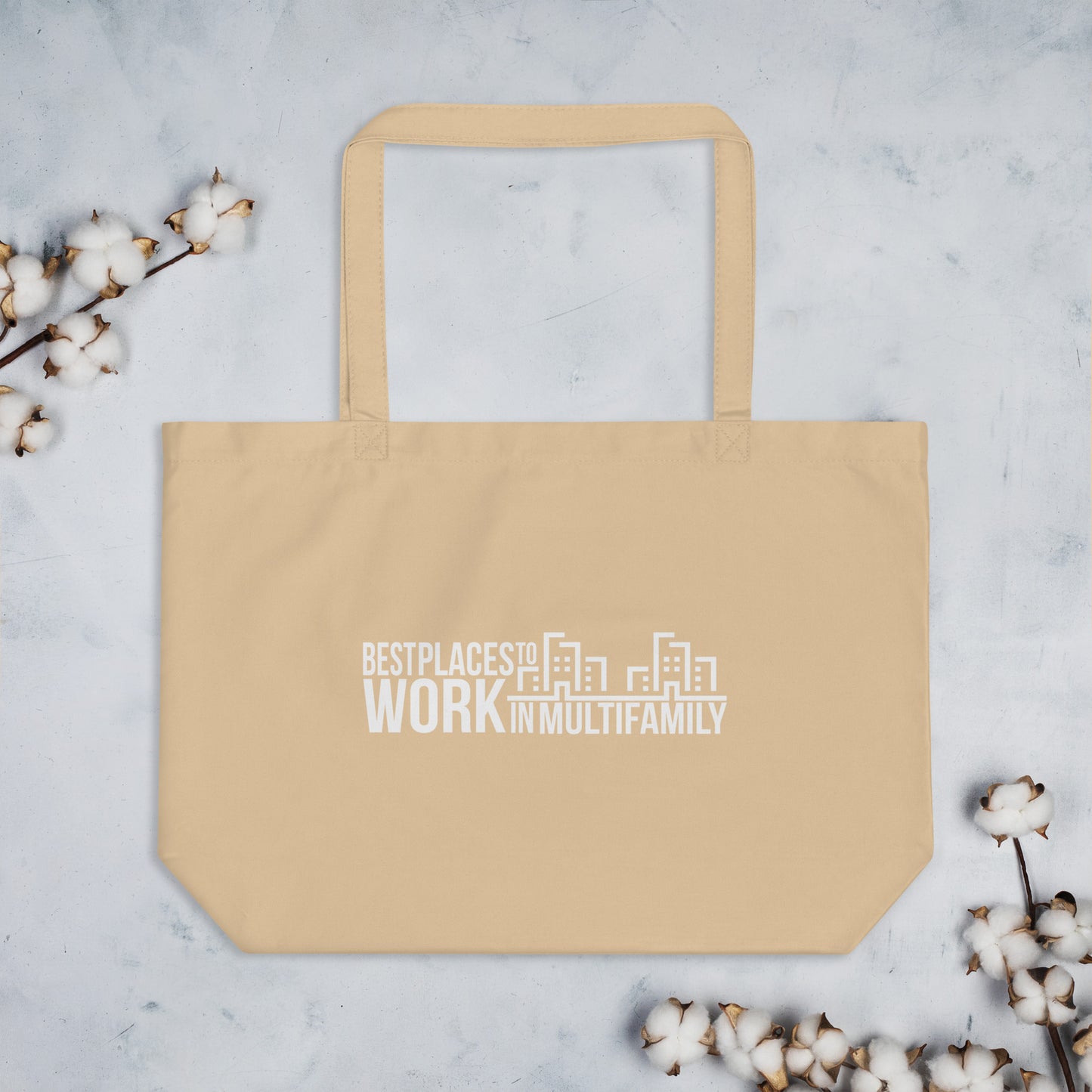 Best Places to Work Multifamily® Large organic tote bag