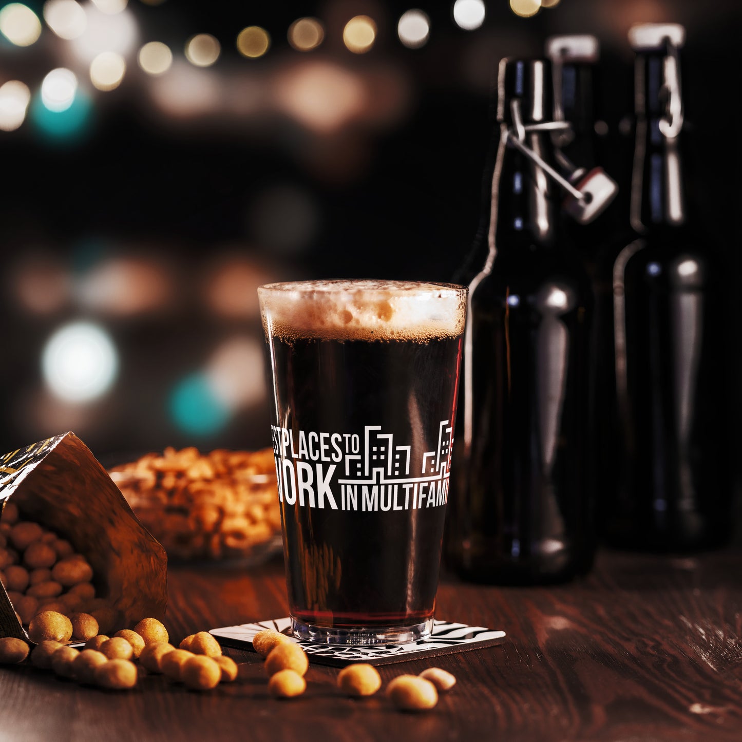 Best Places to Work Multifamily® Shaker pint glass