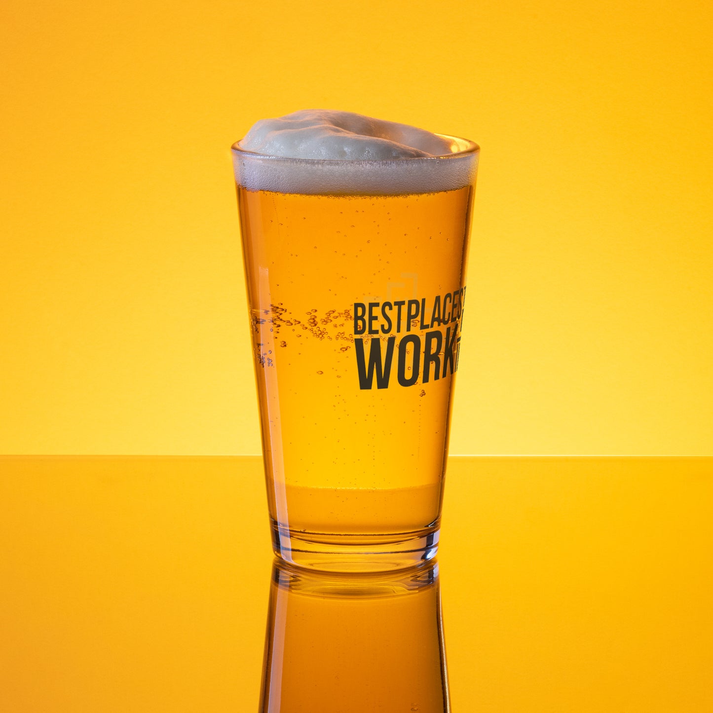 Best Places to Work Multifamily® Shaker pint glass