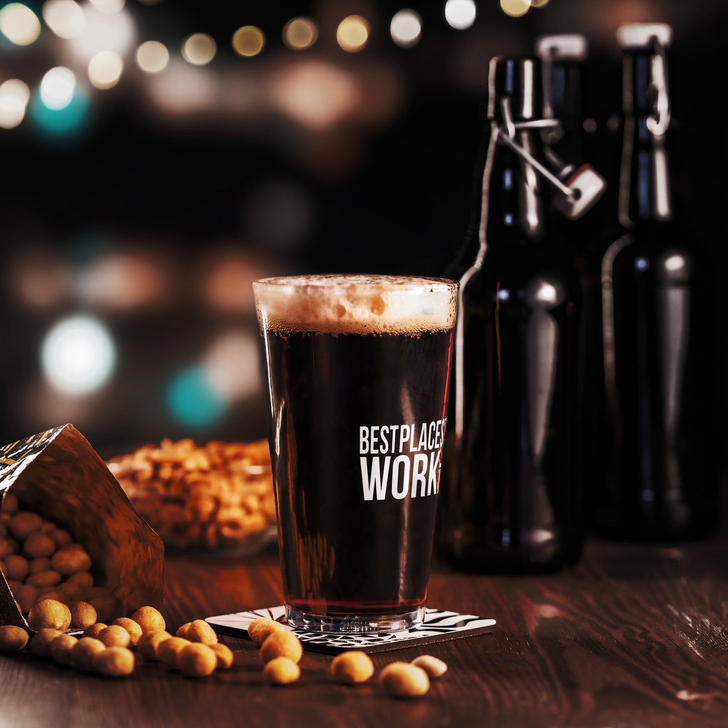 Best Places to Work Multifamily® Shaker pint glass