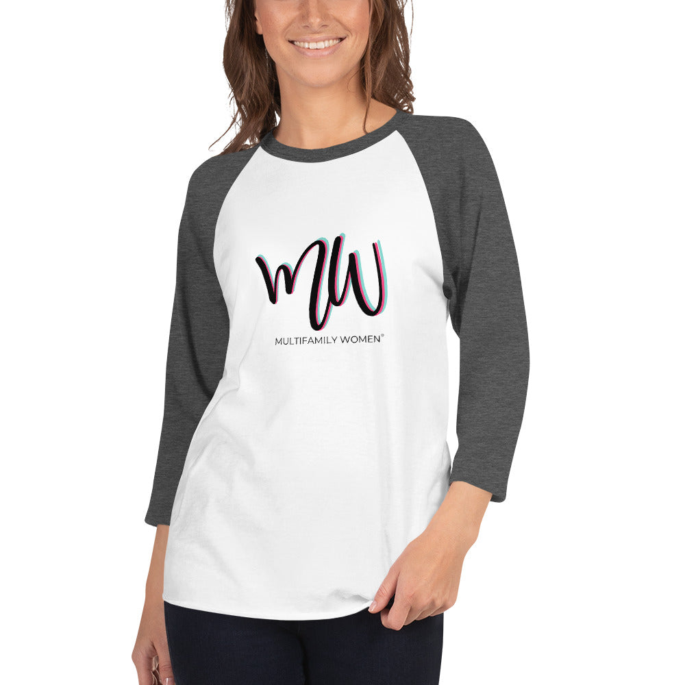 The Diamond Classic - 3/4 Sleeve Raglan Shirt by Multifamily Women®