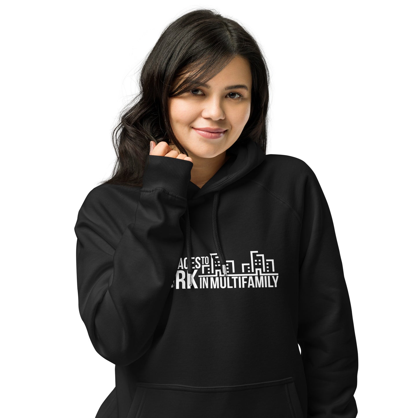 Best Places to Work Multifamily® Unisex eco raglan hoodie