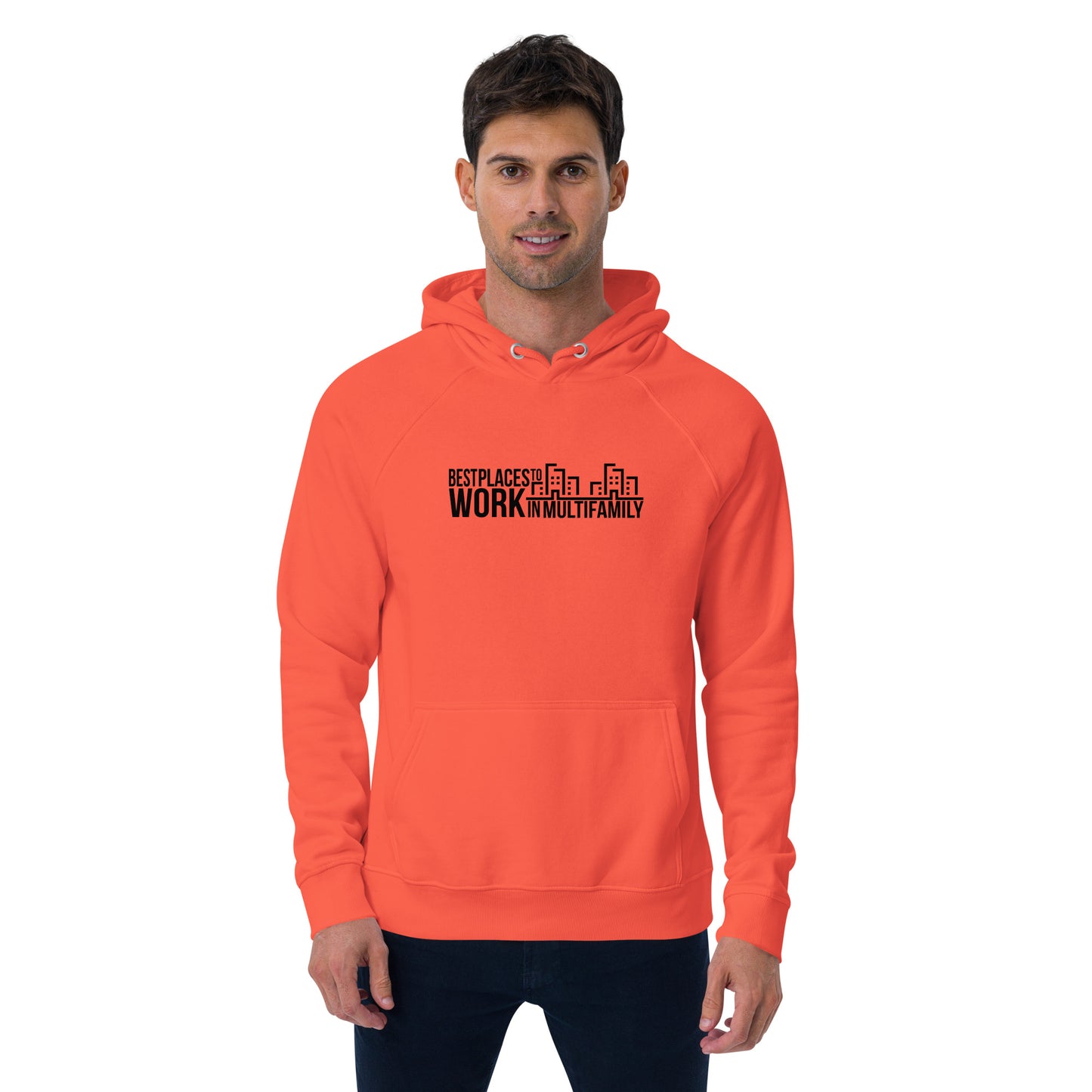 Best Places to Work Multifamily® Unisex eco raglan hoodie