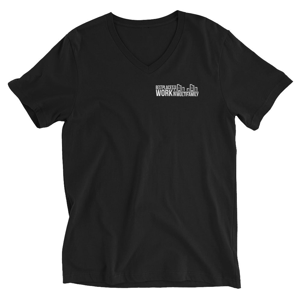 Best Places to Work Multifamily® Unisex Short Sleeve V-Neck T-Shirt