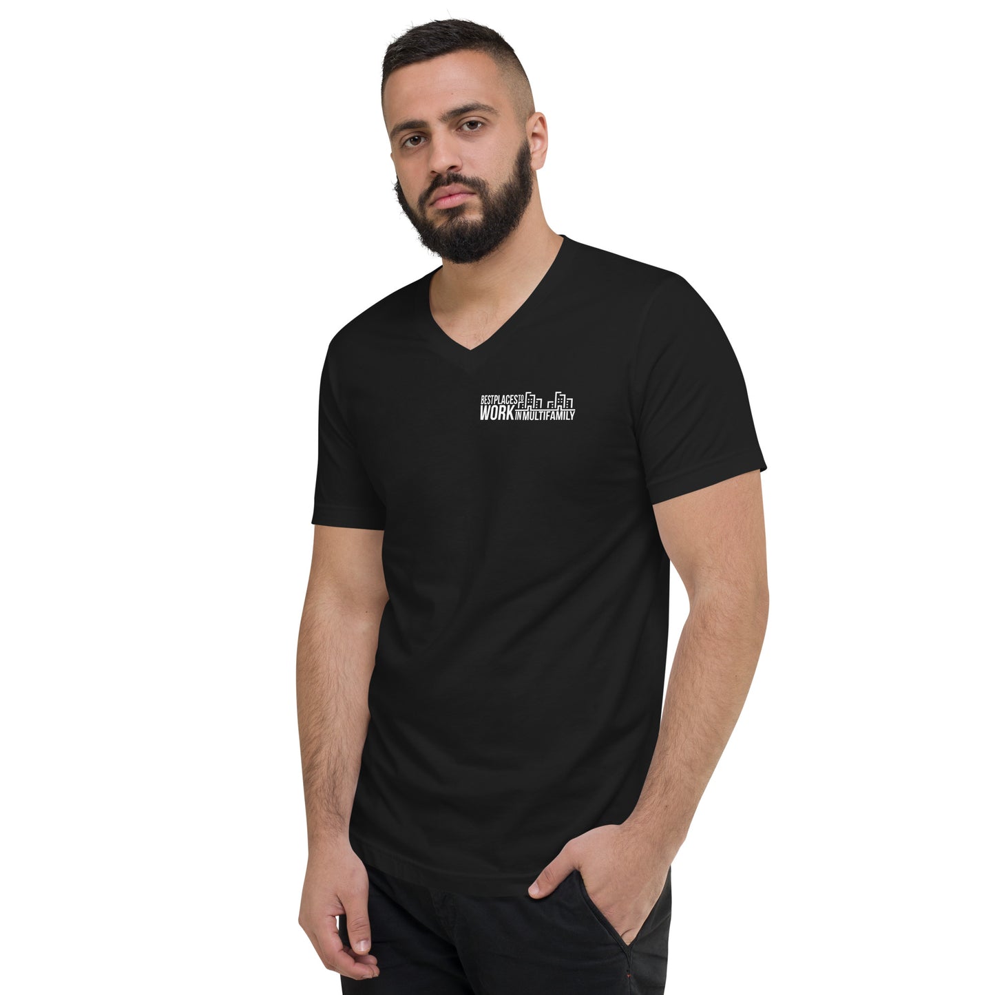 Best Places to Work Multifamily® Unisex Short Sleeve V-Neck T-Shirt