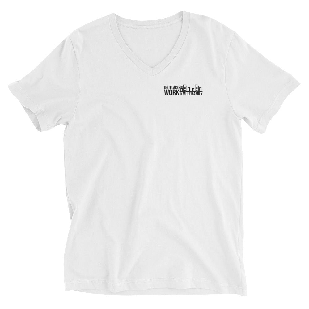 Best Places to Work Multifamily® Unisex Short Sleeve V-Neck T-Shirt