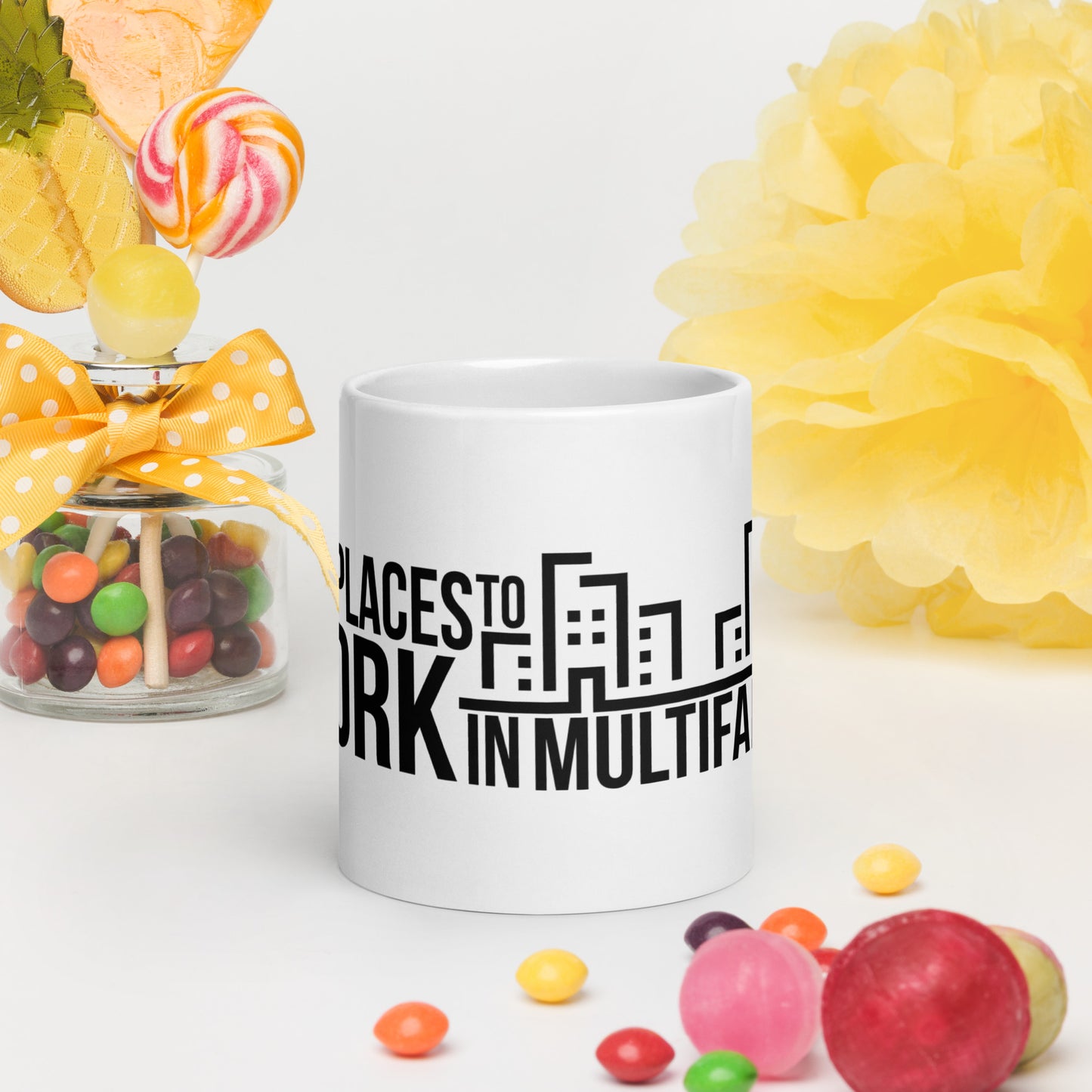 Best Places to Work Multifamily® White glossy mug