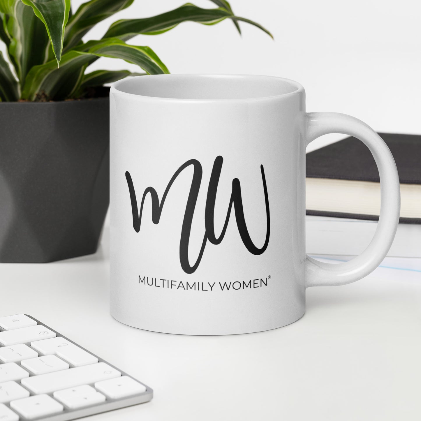 The Morning Muse - White Glossy Mug by Multifamily Women®