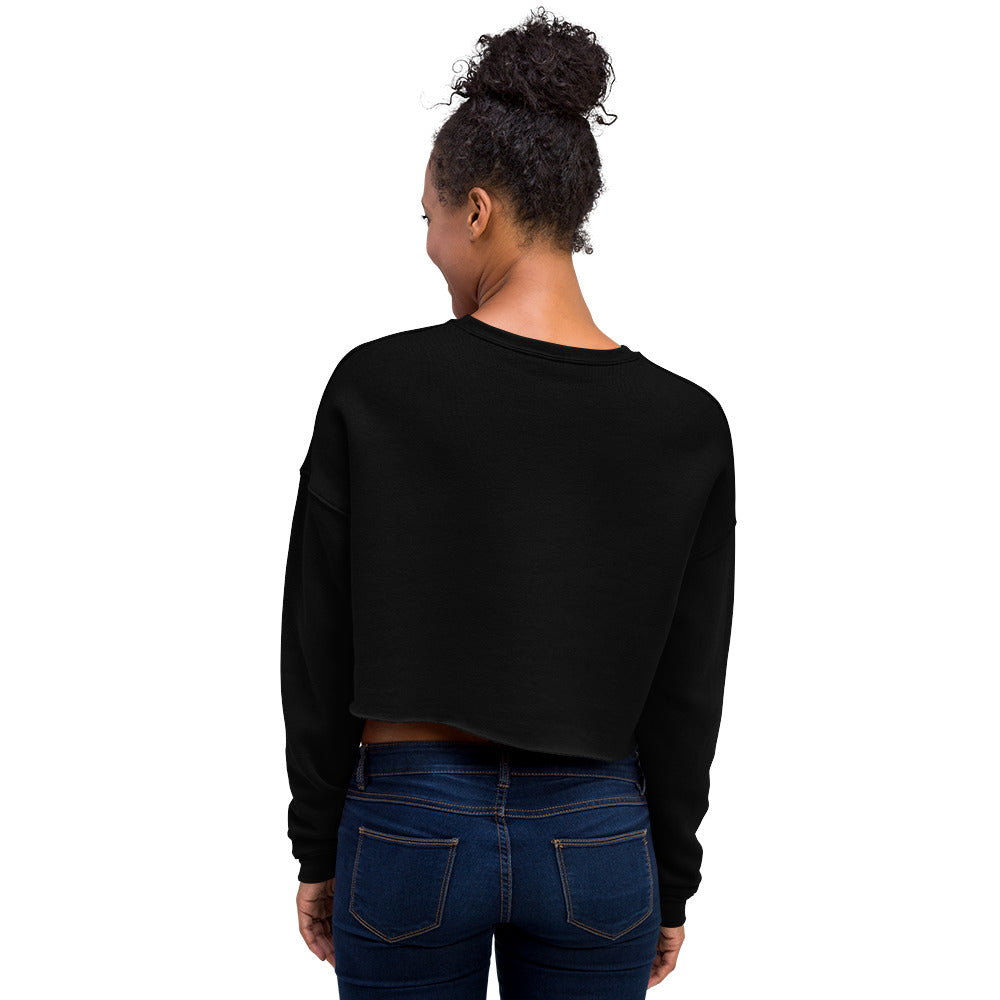 The Luminary - Crop Sweatshirt with White Logo by Multifamily Women®
