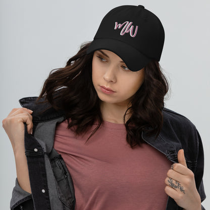 The Executive - Black Dad Hat with Color Logo by Multifamily Women®