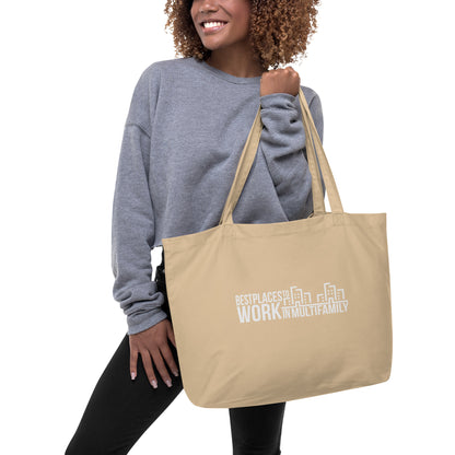 Best Places to Work Multifamily® Large organic tote bag