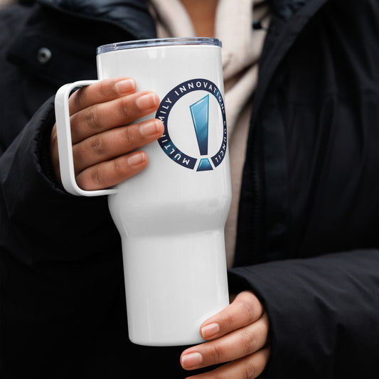 Multifamily Innovation® Council Travel mug with a handle