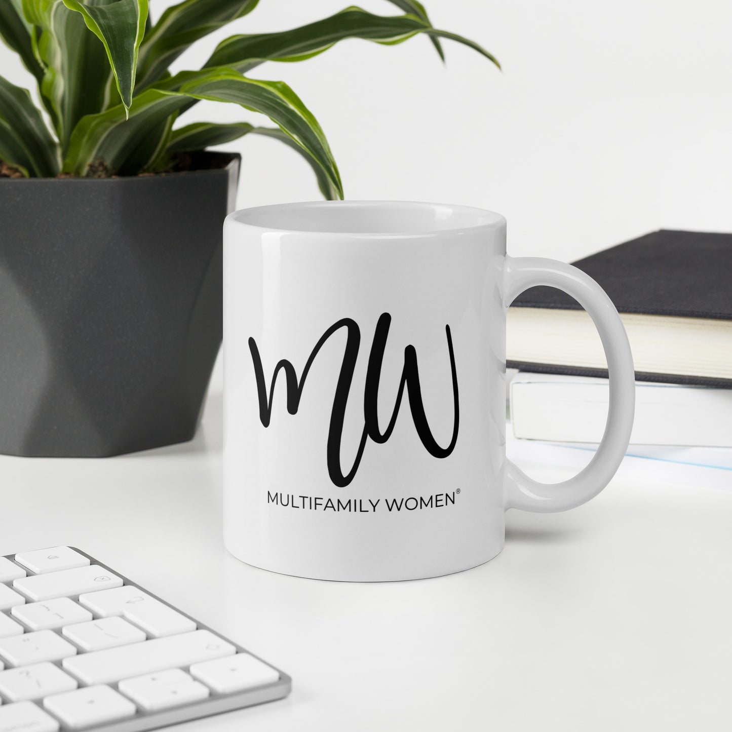 The Morning Muse - White Glossy Mug by Multifamily Women®